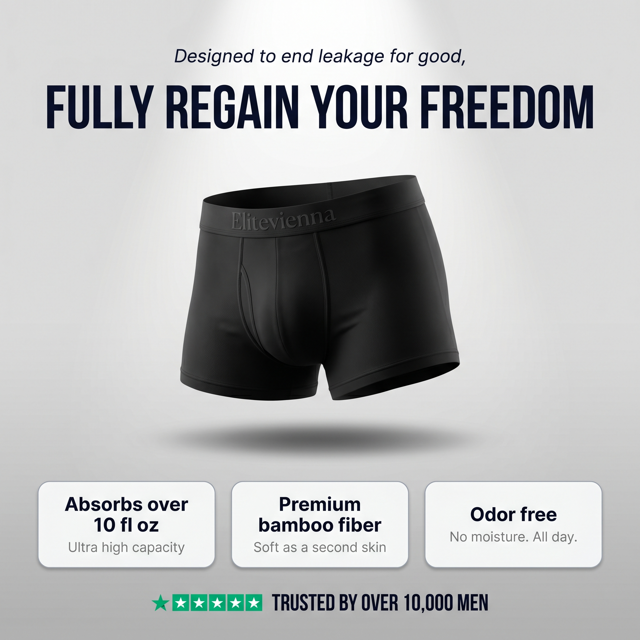 EliteVienna LeakShield™ Boxer Briefs