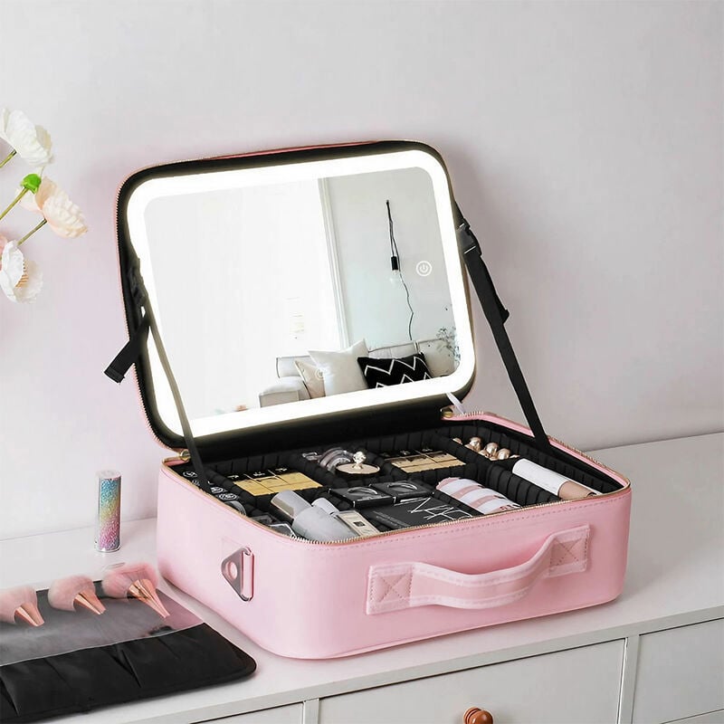 Luma | All-in-One Beauty Bag with LED Mirror