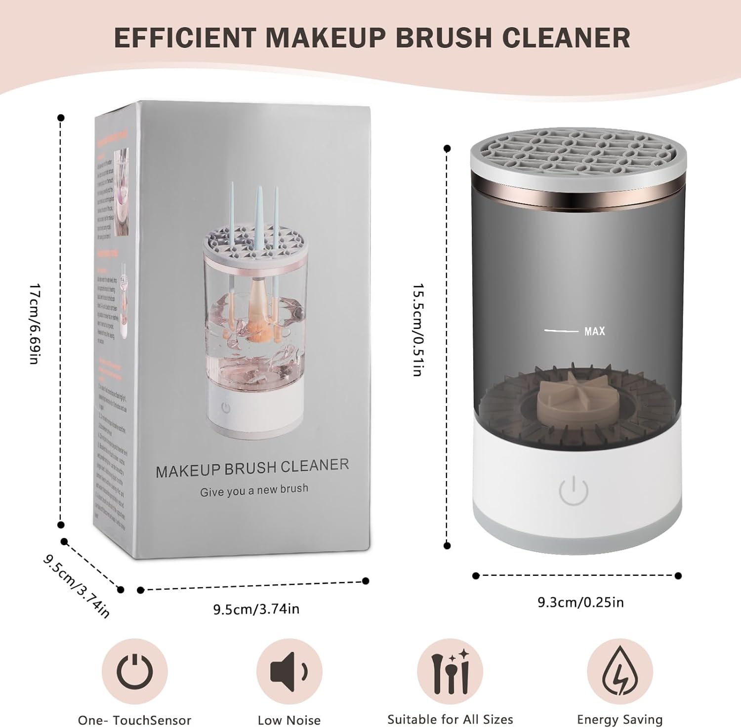 Brushblast Pro Makeup Cleaner