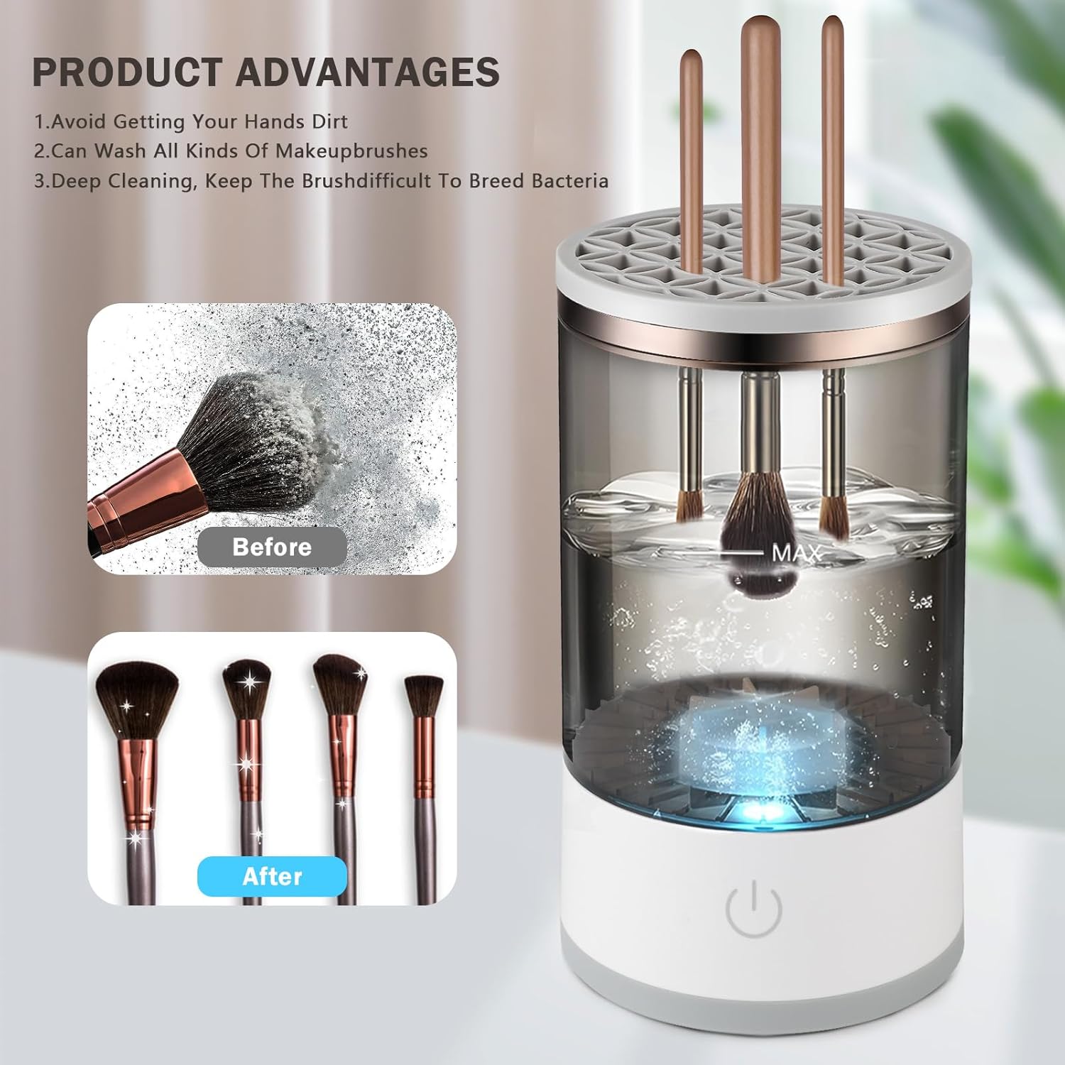 Brushblast Pro Makeup Cleaner