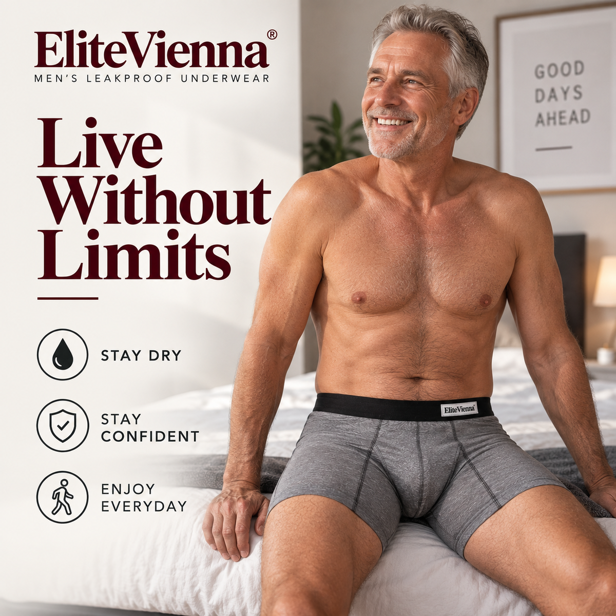 Men's All-Day Protection Boxer Briefs