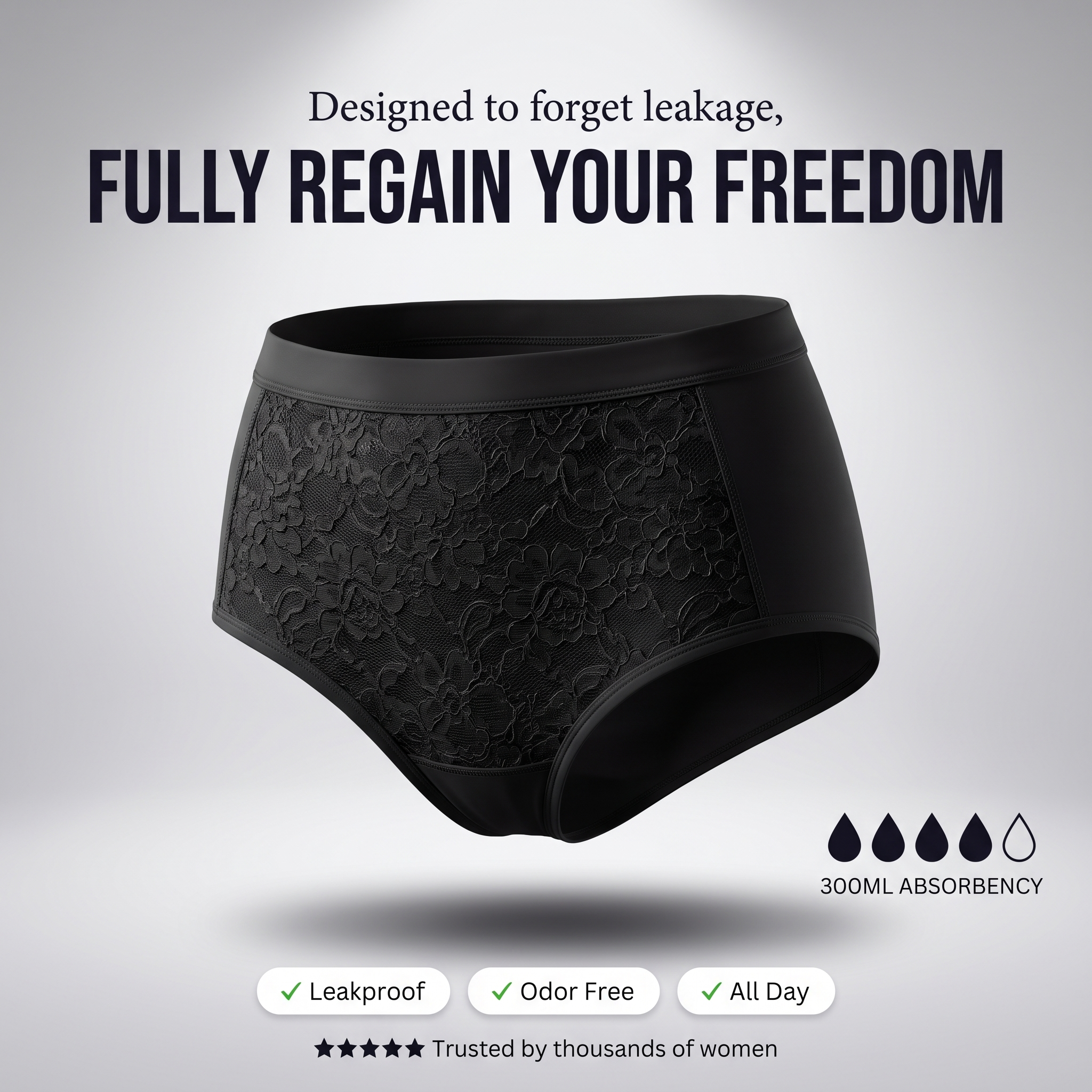 Elitevienna Washable Incontinence Panties