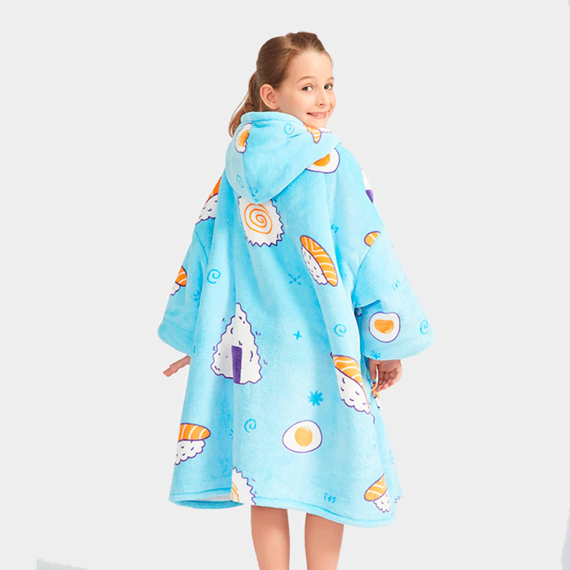 Kids Hooded blanket Sushi